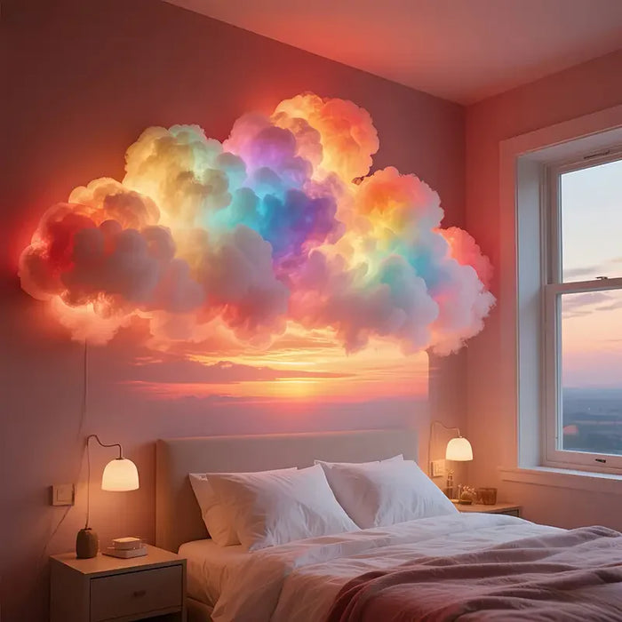Lampe Nuage d'Orage LED 1 m – Éclairs Lumineux, Télécommande et Application