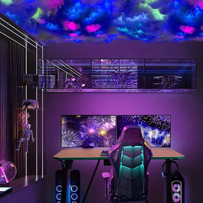 Lampe Nuage d'Orage LED 3 m – Éclairs Lumineux, Télécommande, Couleurs Changeantes