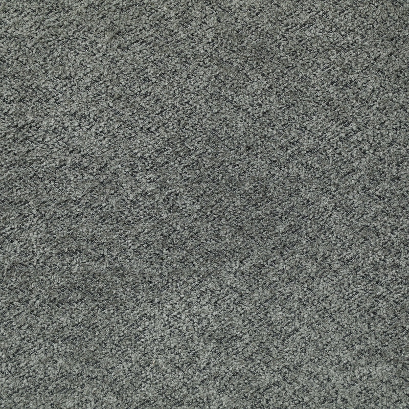 Détail du velours gris qui habille le lit coffre