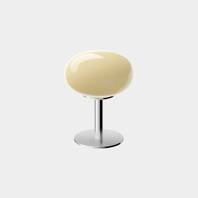Lampe macaron en verre, lampe de chevet rétro – vue 10