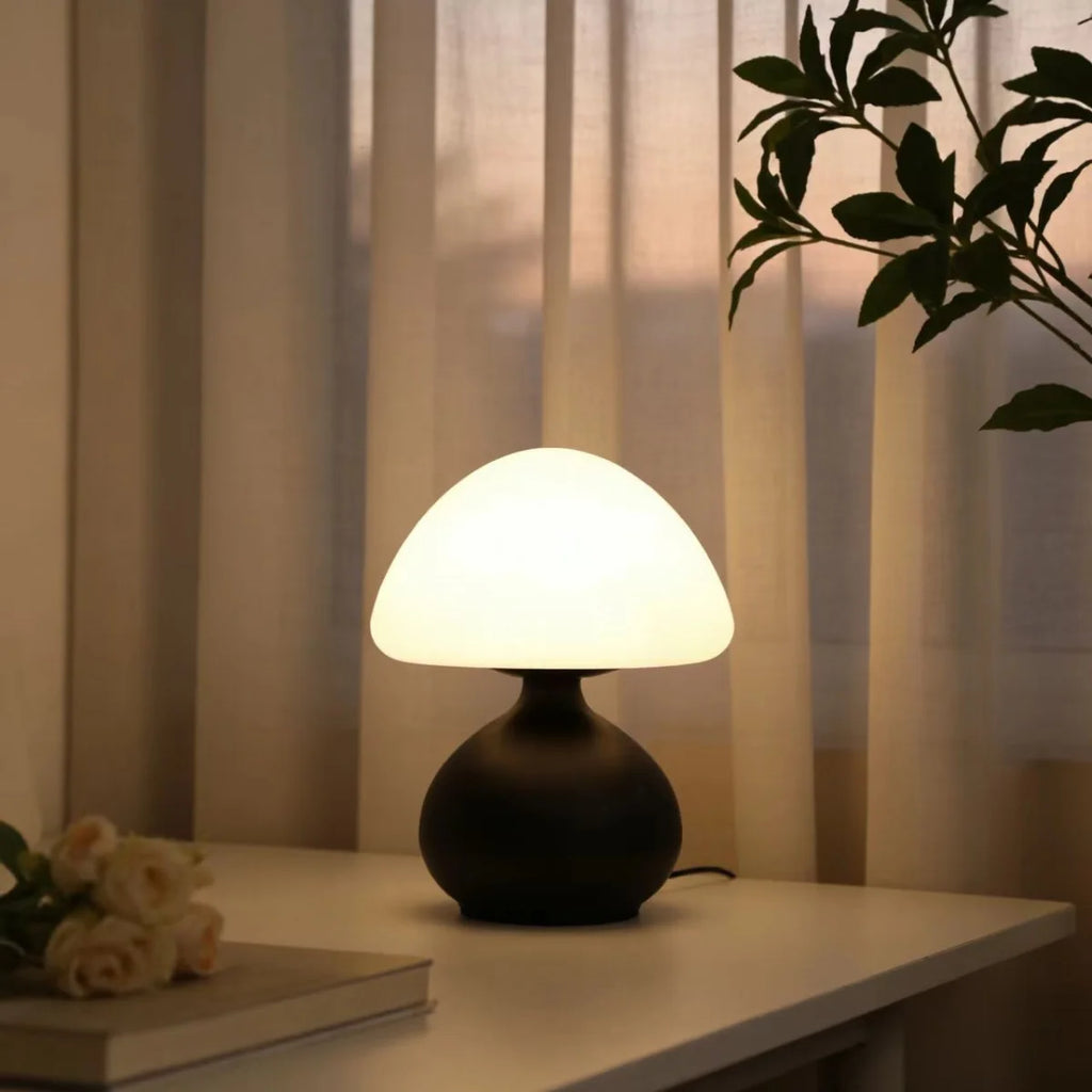 Lampe champignon LED tactile, lampe de chevet 3 couleurs – vue 4