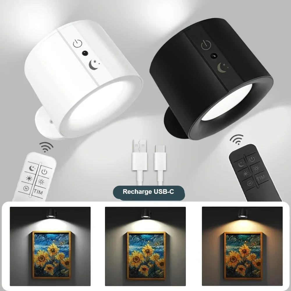 Applique murale LED recharge USB-C