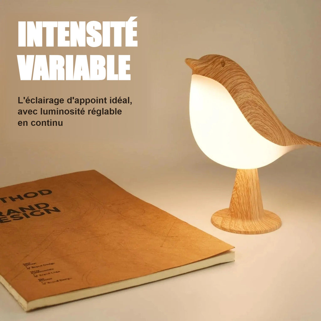 Lampe oiseau à intensité variable
