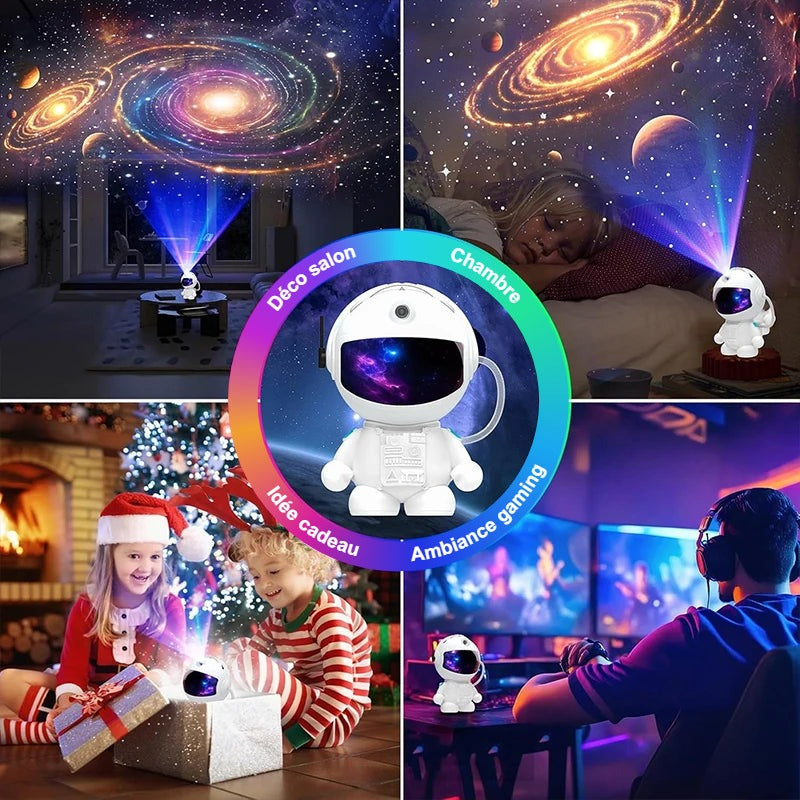 Projecteur astronaute : déco salon, chambre, idée cadeau, gaming