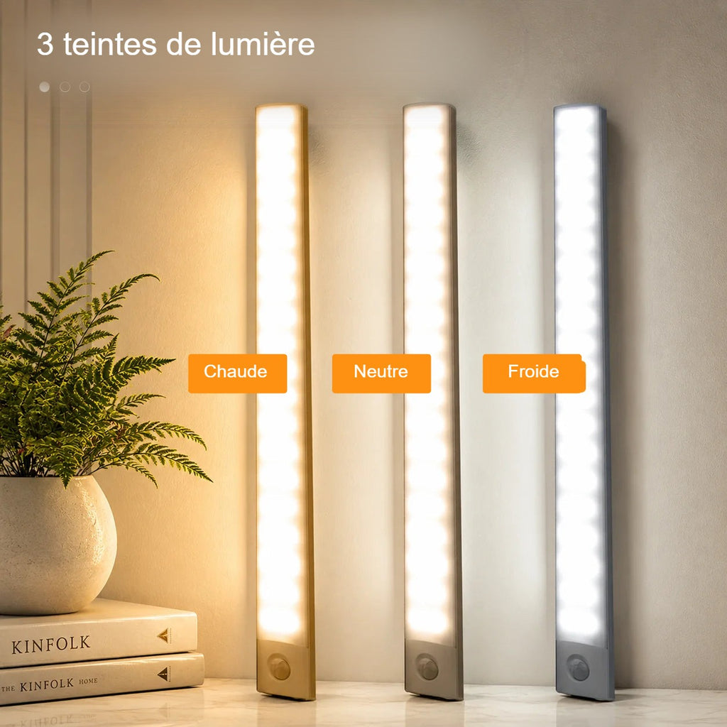 Réglette LED 3 teintes de lumière